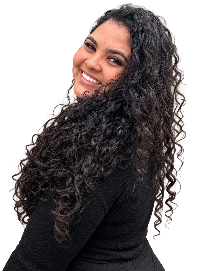 Thaiza Rangel sorrindo